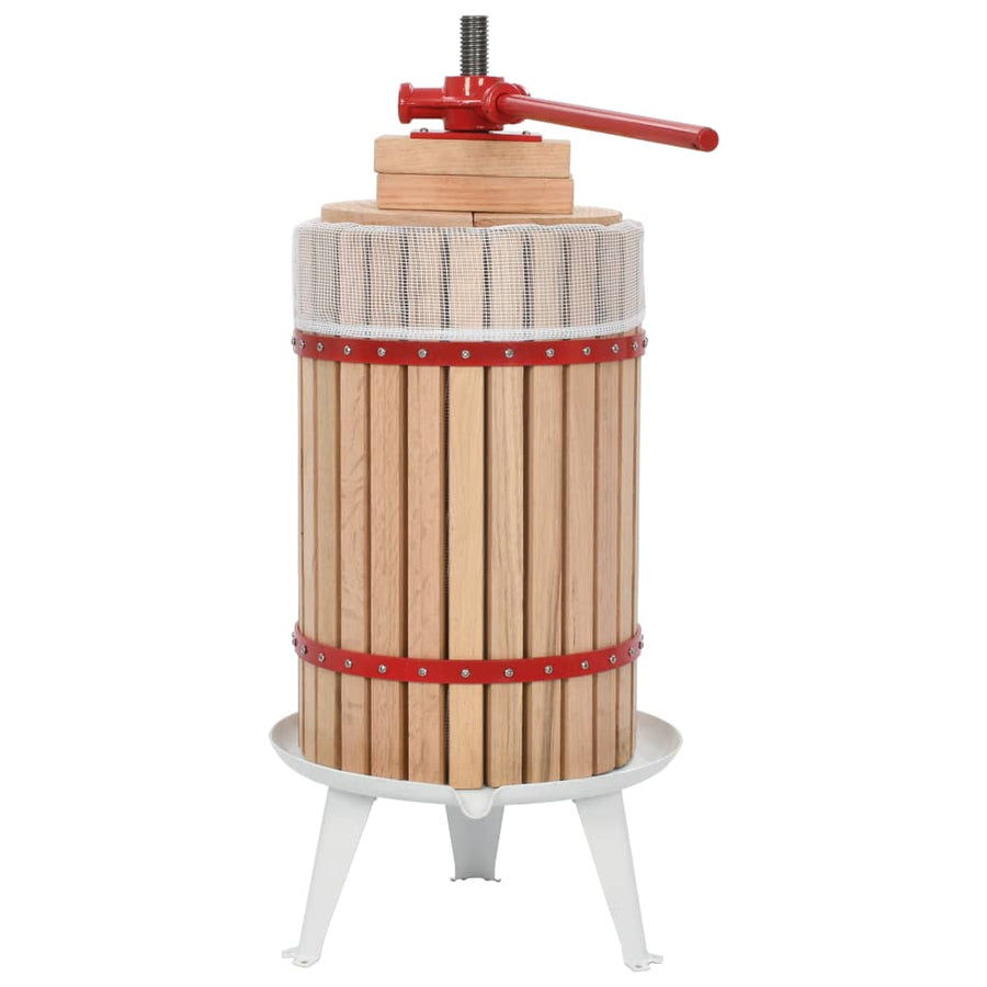 2-Delige Fruit- En Wijnpers Met Stamperset 24 L + 7 L molen