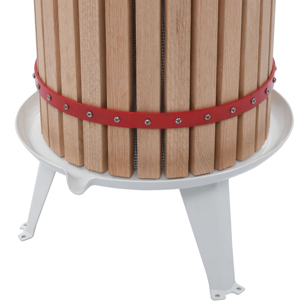 2-Delige Fruit- En Wijnpers Met Stamperset 24 L + 7 L molen