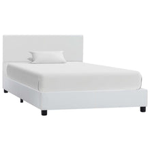 Bedframe Kunstleer Wit 90X200 Cm 90 x 200 cm