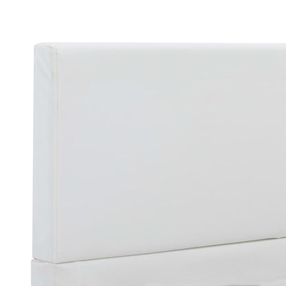 Bedframe Kunstleer 140 x 200 cm Wit