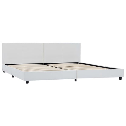 Bedframe Kunstleer Wit 180X200 Cm 180 x 200 cm