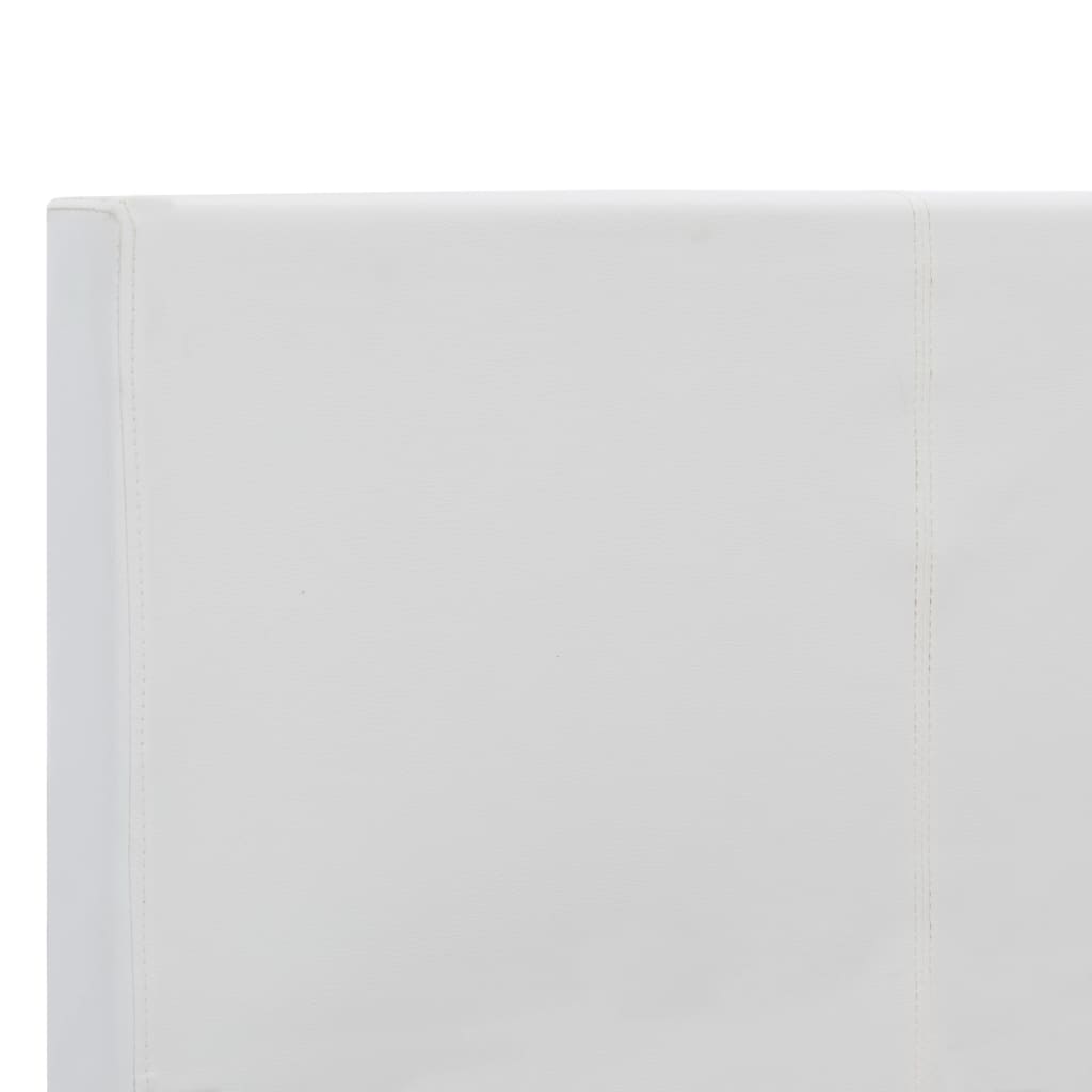 Bedframe Kunstleer Wit 180X200 Cm 180 x 200 cm