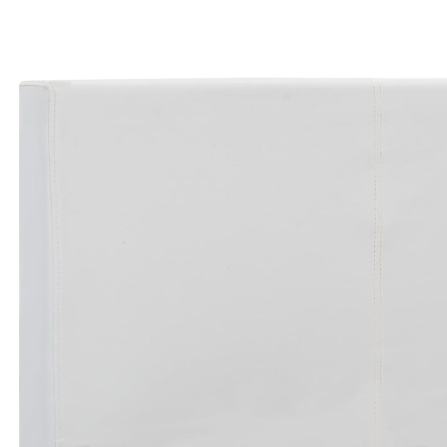 Bedframe Kunstleer Wit 180X200 Cm 180 x 200 cm