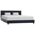 Bedframe kunstleer zwart 120x200 cm