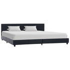 Bedframe kunstleer zwart 180x200 cm