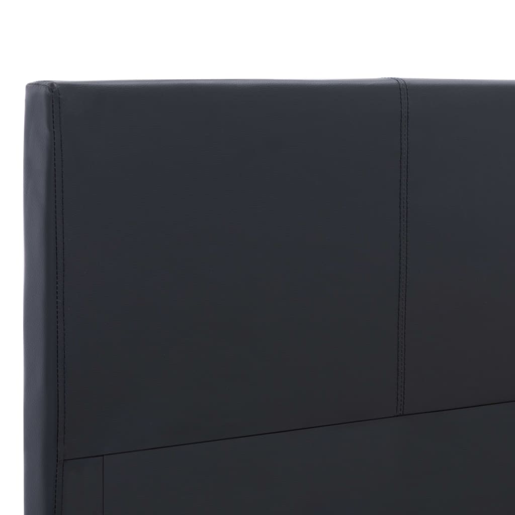 Bedframe kunstleer zwart 180x200 cm