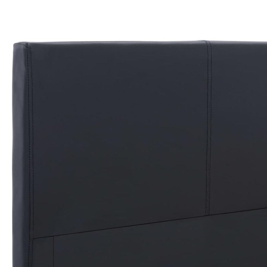 Bedframe kunstleer zwart 180x200 cm