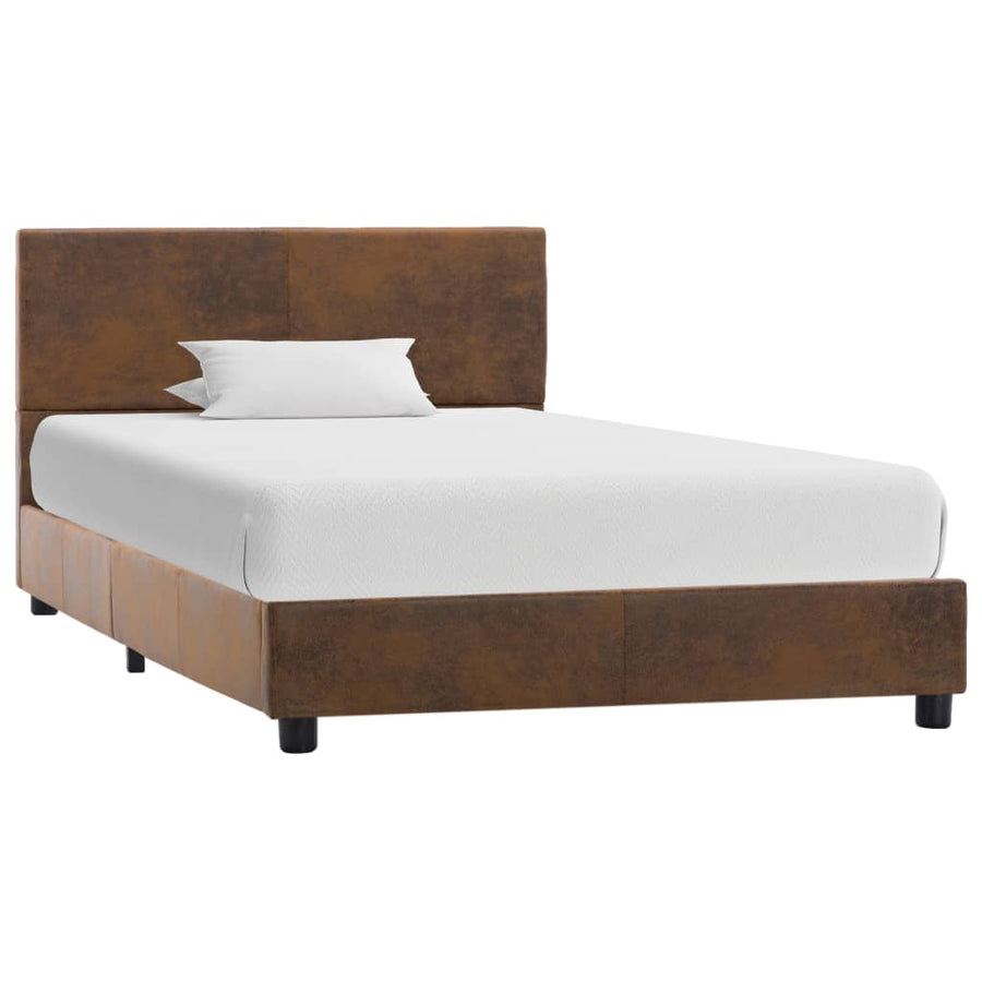 Bedframe Kunstsuède 90 x 200 cm