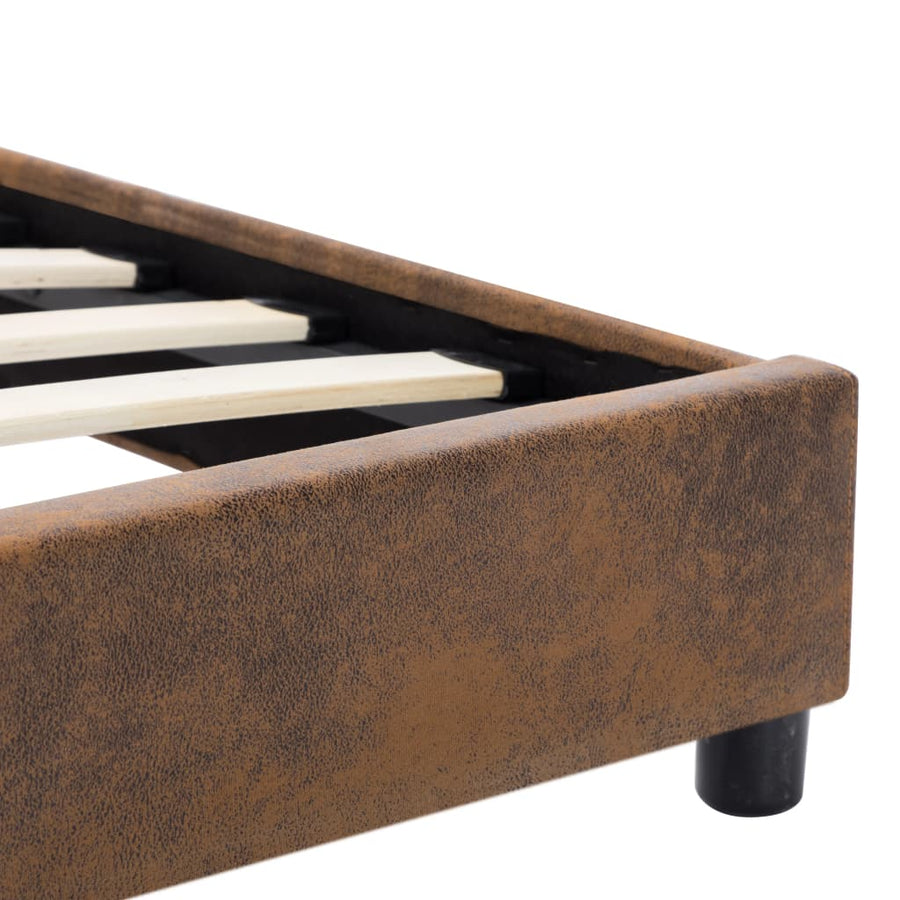 Bedframe Kunstsuède 90 x 200 cm