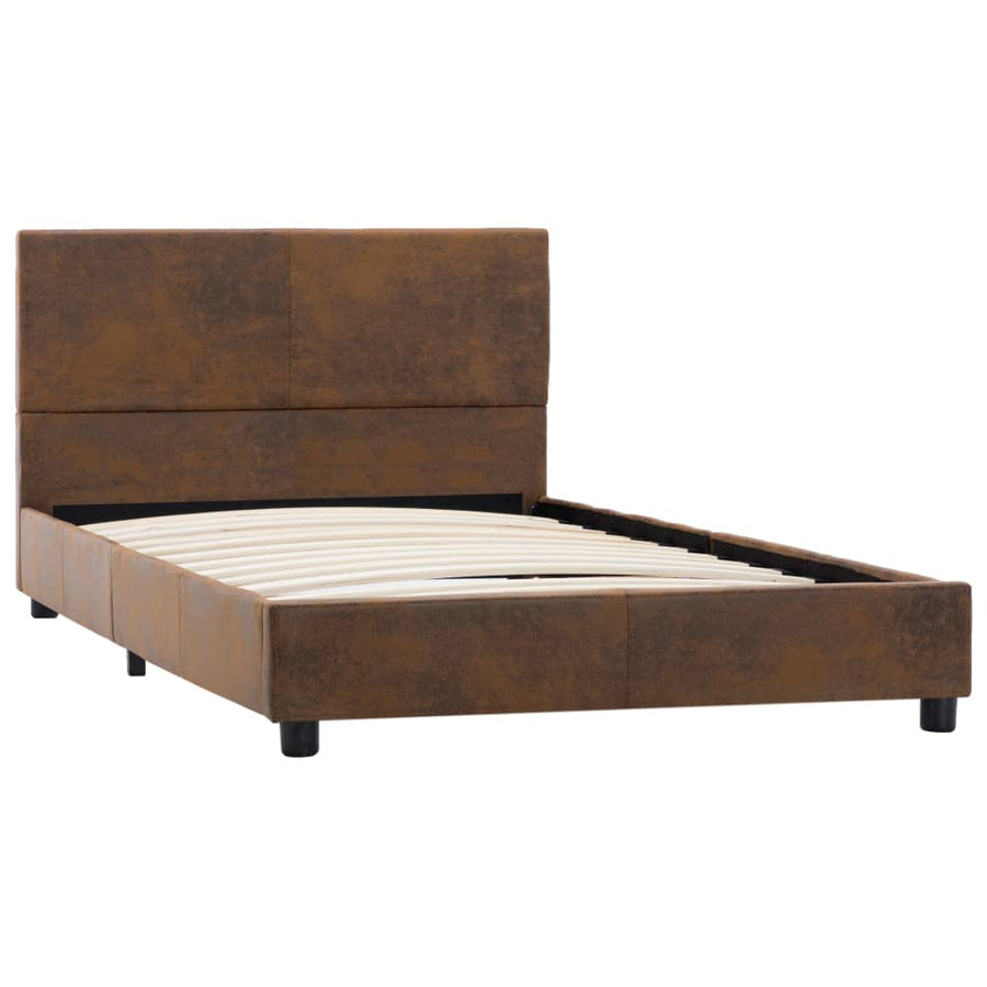 Bedframe Kunstsuède 100 x 200 cm