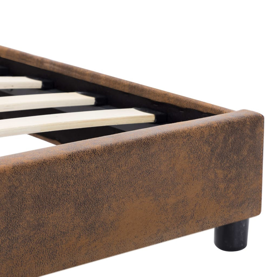 Bedframe Kunstsuède 100 x 200 cm