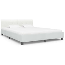 Bedframe Kunstleer 160 x 200 cm Wit