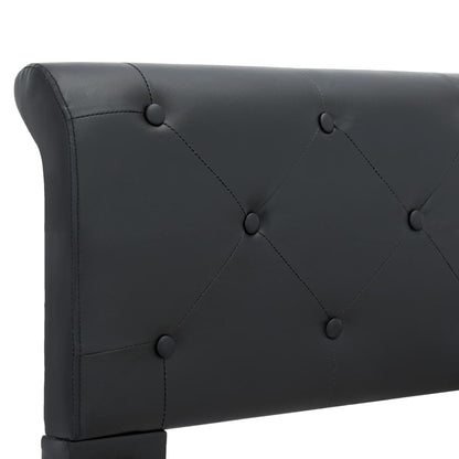 Bedframe Kunstleer 160 x 200 cm Zwart