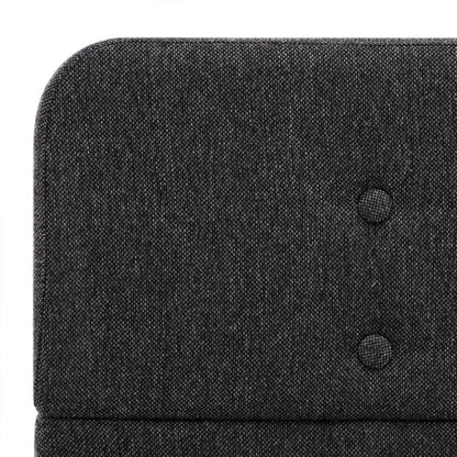 Bedframe Jute Donkergrijs 90X200 Cm 90 x 200 cm