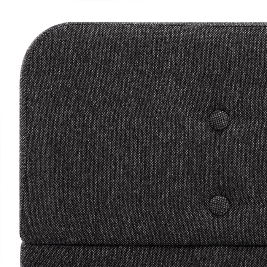 Bedframe Jute Donkergrijs 90X200 Cm 90 x 200 cm