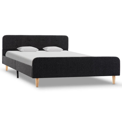 Bedframe Jute Donkergrijs 120X200 Cm 120 x 200 cm