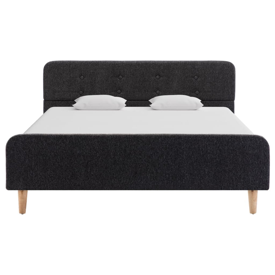 Bedframe Jute Donkergrijs 120X200 Cm 120 x 200 cm