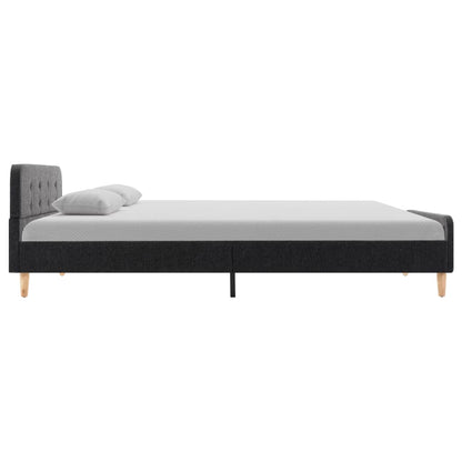 Bedframe Jute Donkergrijs 120X200 Cm 120 x 200 cm