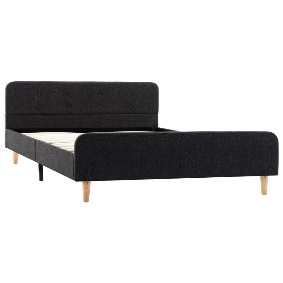 Bedframe Jute Donkergrijs 120X200 Cm 120 x 200 cm