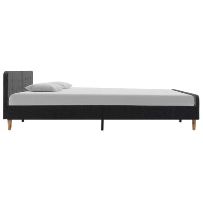 Bedframe jute donkergrijs 180x200 cm