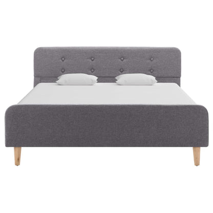 Bedframe Stof Lichtgrijs 120X200 Cm 120 x 200 cm