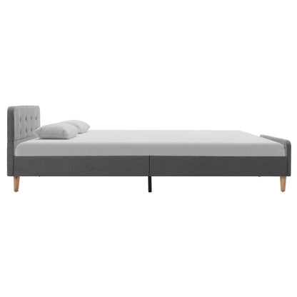 Bedframe Stof Lichtgrijs 120X200 Cm 120 x 200 cm