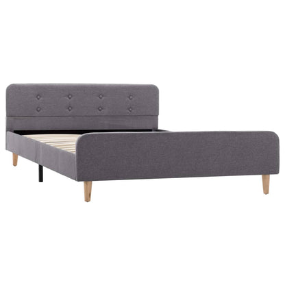 Bedframe Stof Lichtgrijs 120X200 Cm 120 x 200 cm