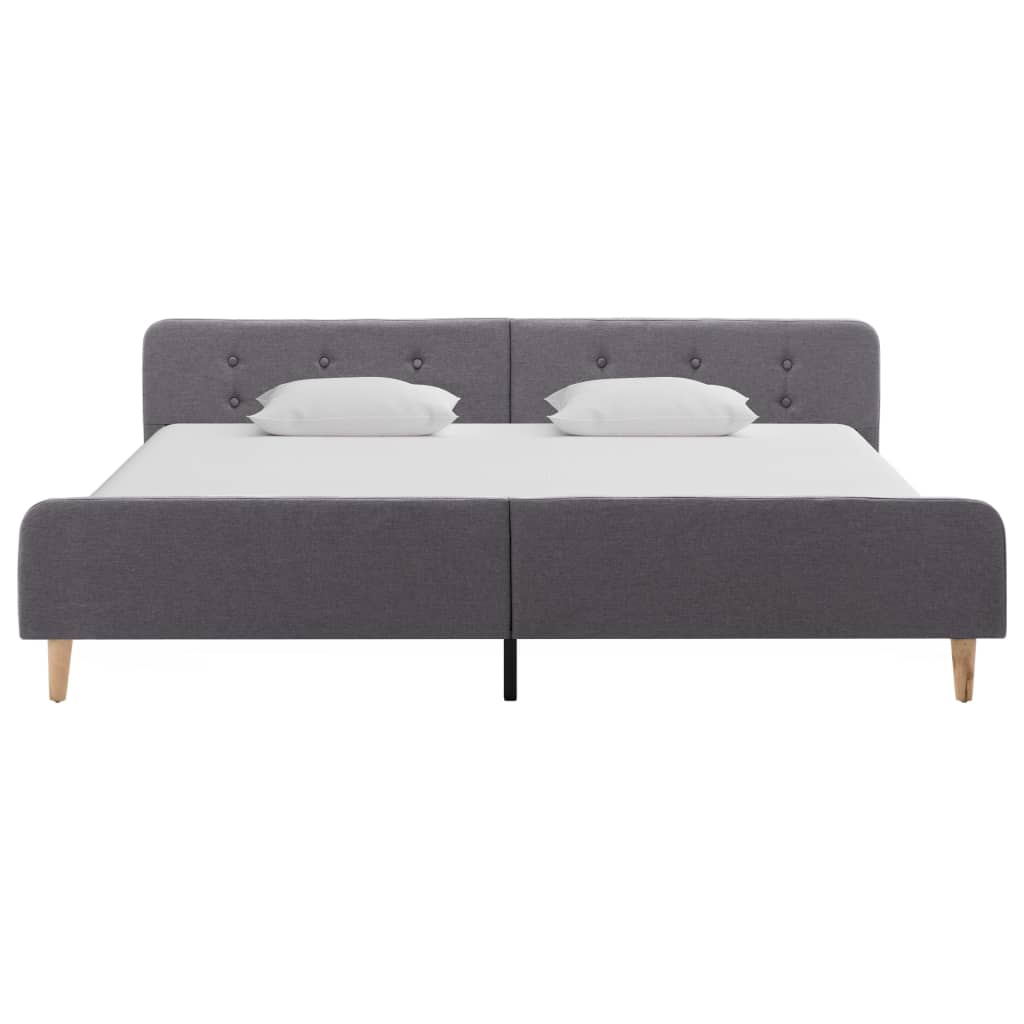 Bedframe Stof Lichtgrijs 180X200 Cm 180 x 200 cm