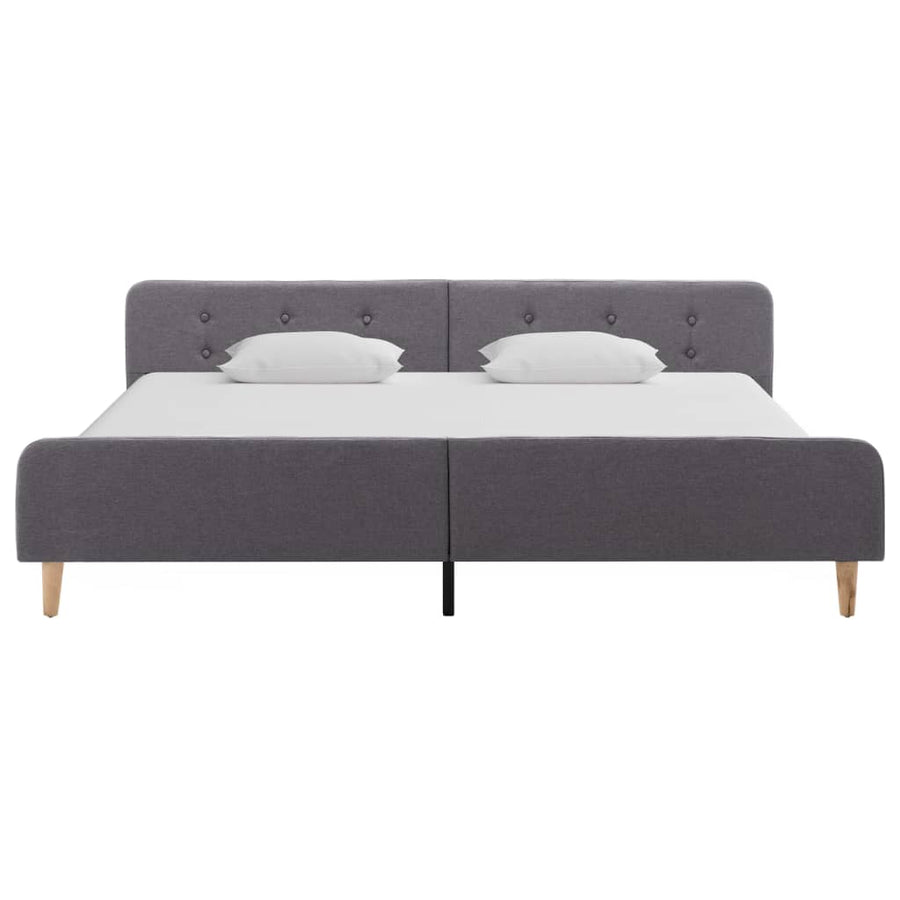 Bedframe Stof Lichtgrijs 180X200 Cm 180 x 200 cm