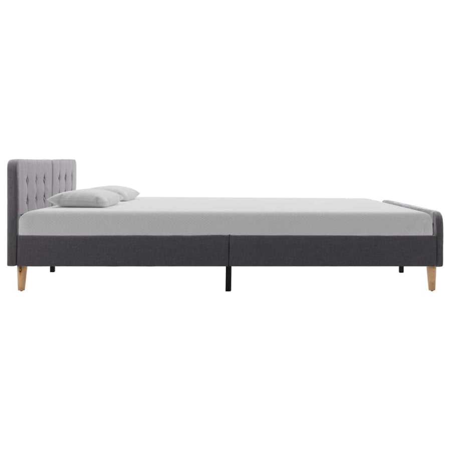 Bedframe Stof Lichtgrijs 180X200 Cm 180 x 200 cm