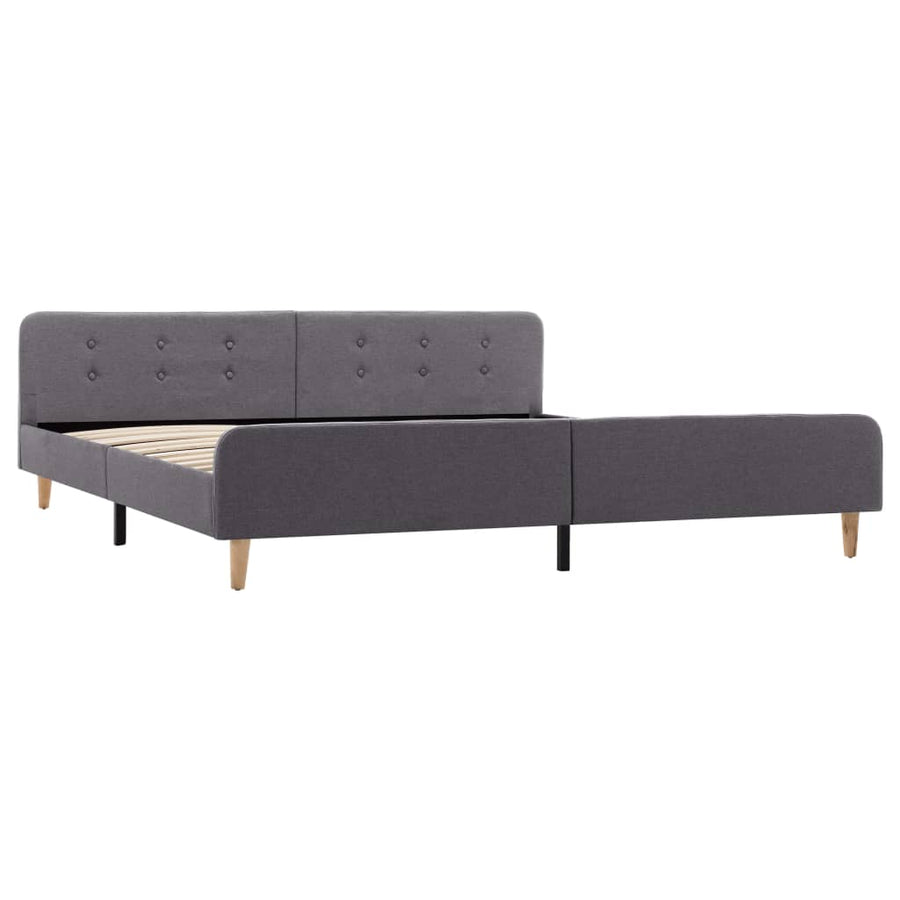 Bedframe Stof Lichtgrijs 180X200 Cm 180 x 200 cm