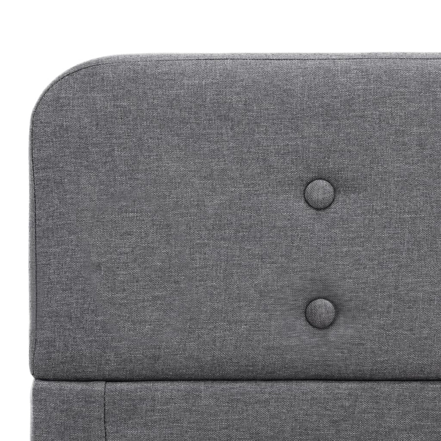 Bedframe Stof Lichtgrijs 180X200 Cm 180 x 200 cm