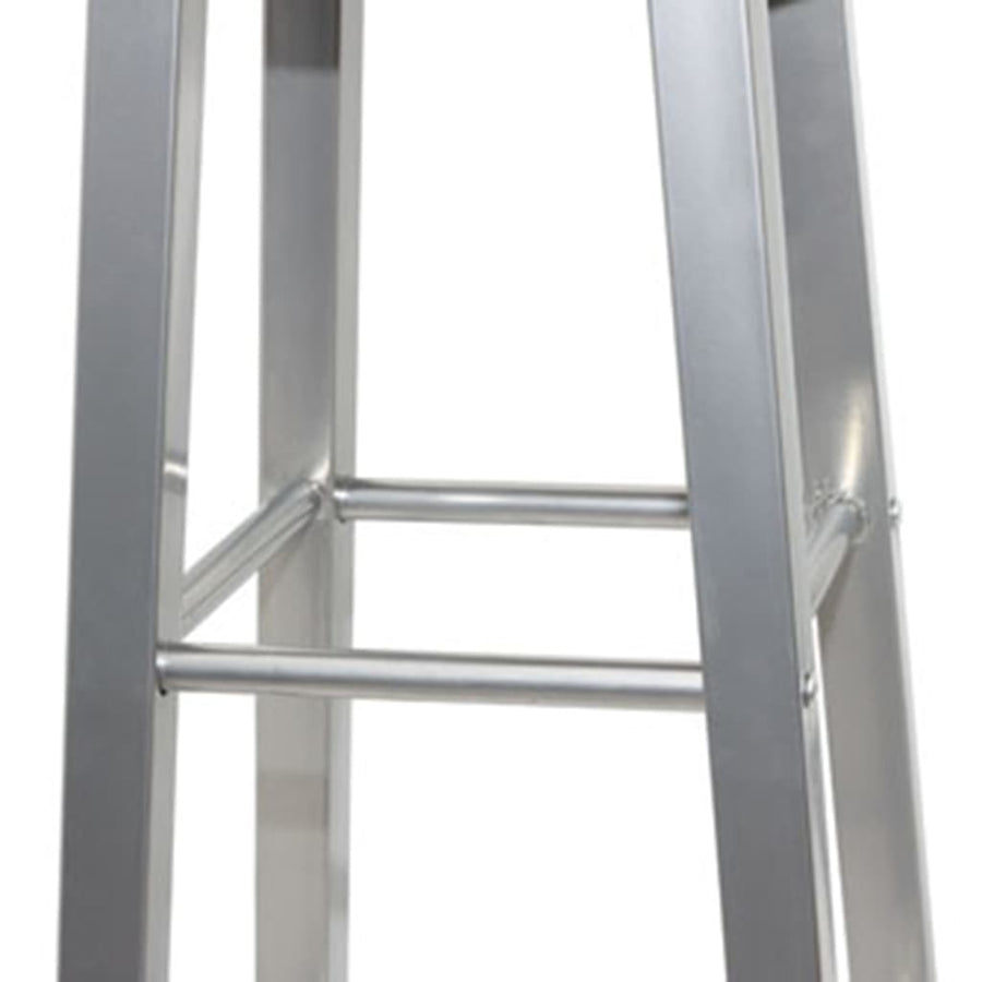 Barkrukken 4 St Mdf Bruin En Zilver