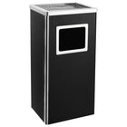 Ash bin/waste bin Hotel 45 L steel black