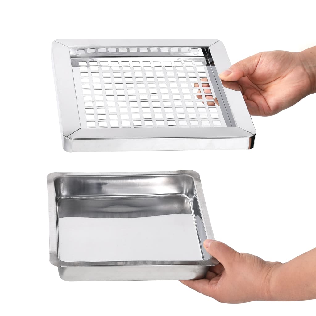 Asbak/Prullenbak Hotel Staal 45 l Zwart