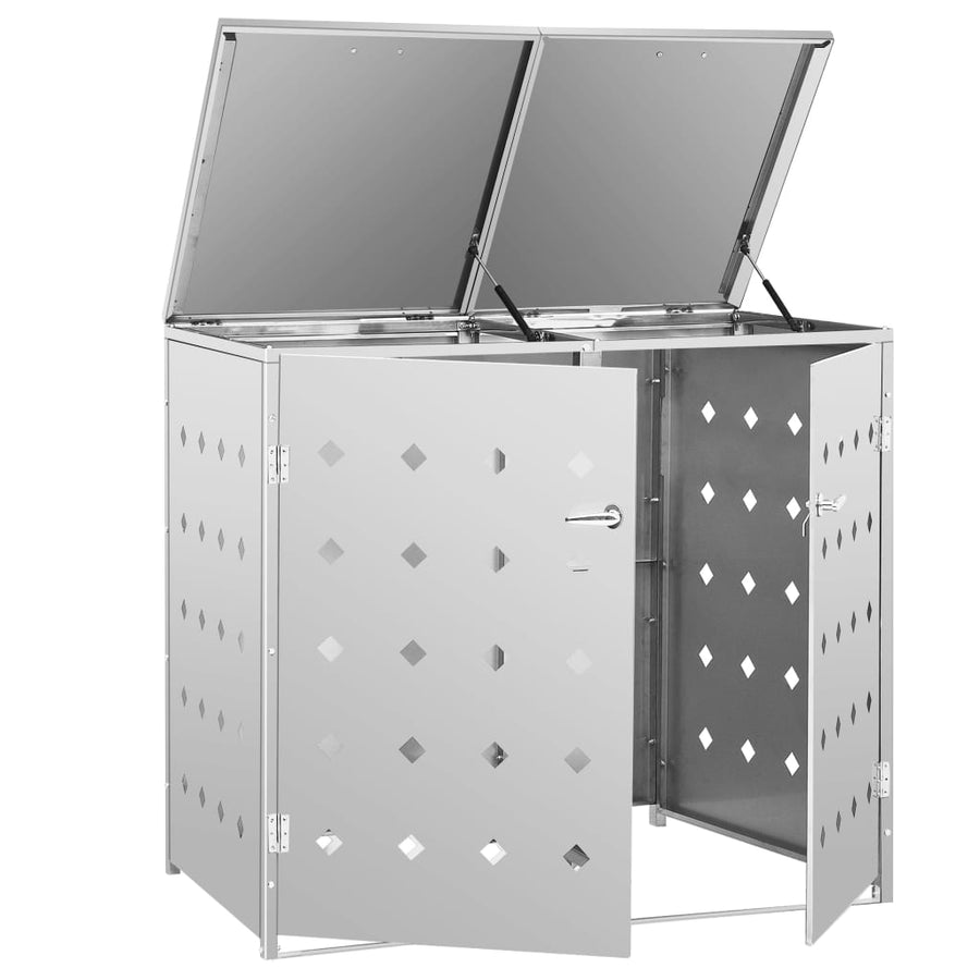 Containerberging Dubbel 240 L Roestvrij Staal 2 containers