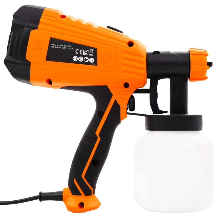 Verfspuit Elektrisch Met 3 Mondstukken 500 W 800 Ml