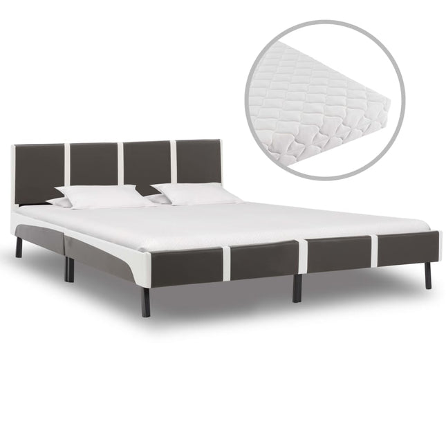 Bed Met Matras Kunstleer