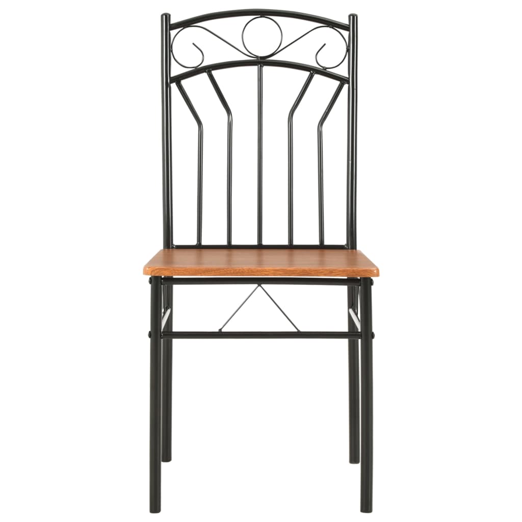 Eetkamerstoelen Mdf Bruin 6