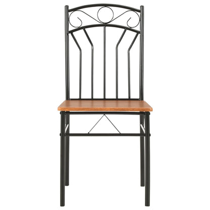 Eetkamerstoelen Mdf Bruin 6