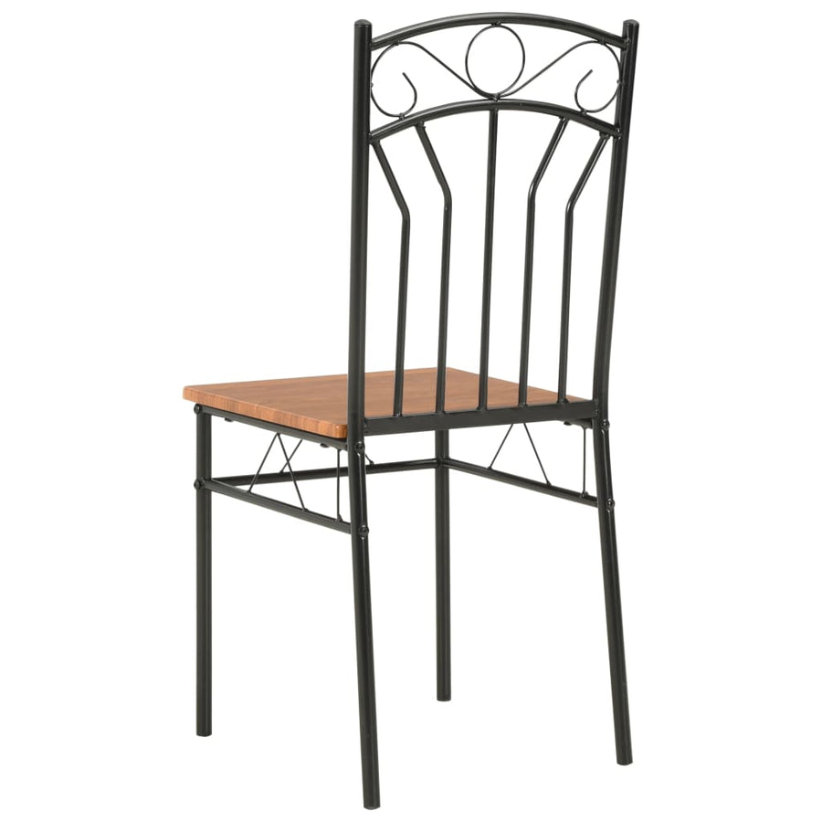 Eetkamerstoelen Mdf Bruin 6