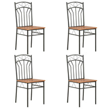 Eetkamerstoelen Mdf Bruin 4