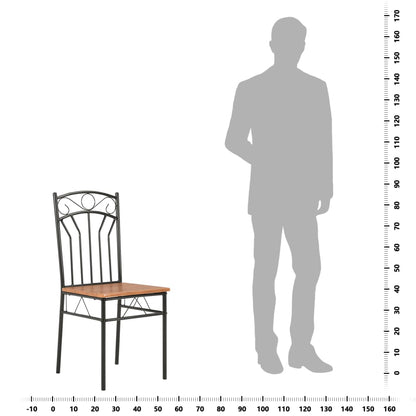 Eetkamerstoelen Mdf Bruin 4