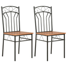 Eetkamerstoelen Mdf Bruin 2
