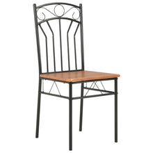 Eetkamerstoelen Mdf Bruin 2