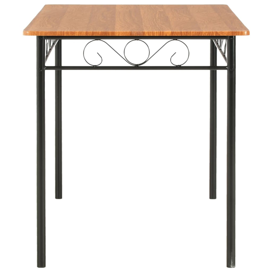 Eettafel 120X70X75 Cm Mdf Bruin