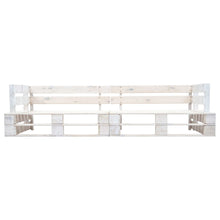 Tuinbank 2-Zits Pallet Hout Wit