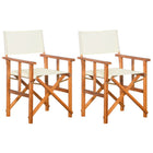 Regisseursstoelen 2 stuks massief acaciahout