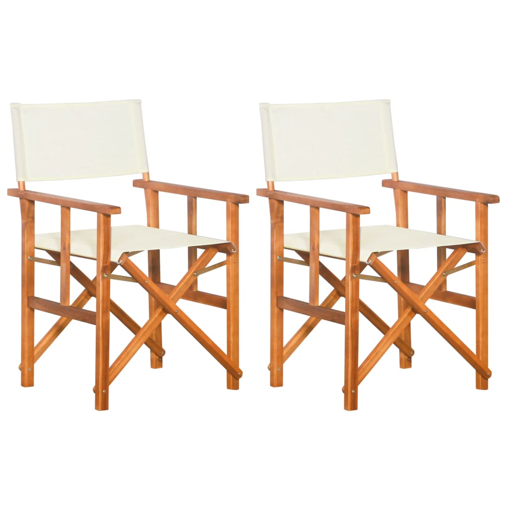 Regisseursstoelen Massief Acaciahout 2