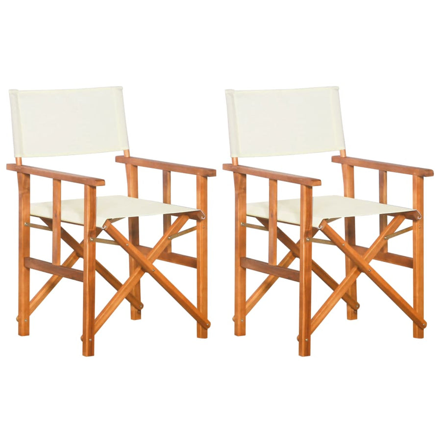 Regisseursstoelen Massief Acaciahout 2